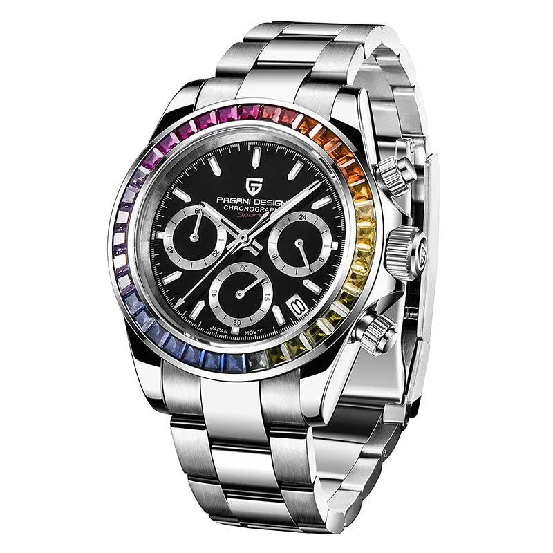 Pagani Design Daytona Rainbow Chronograph Homage Watches