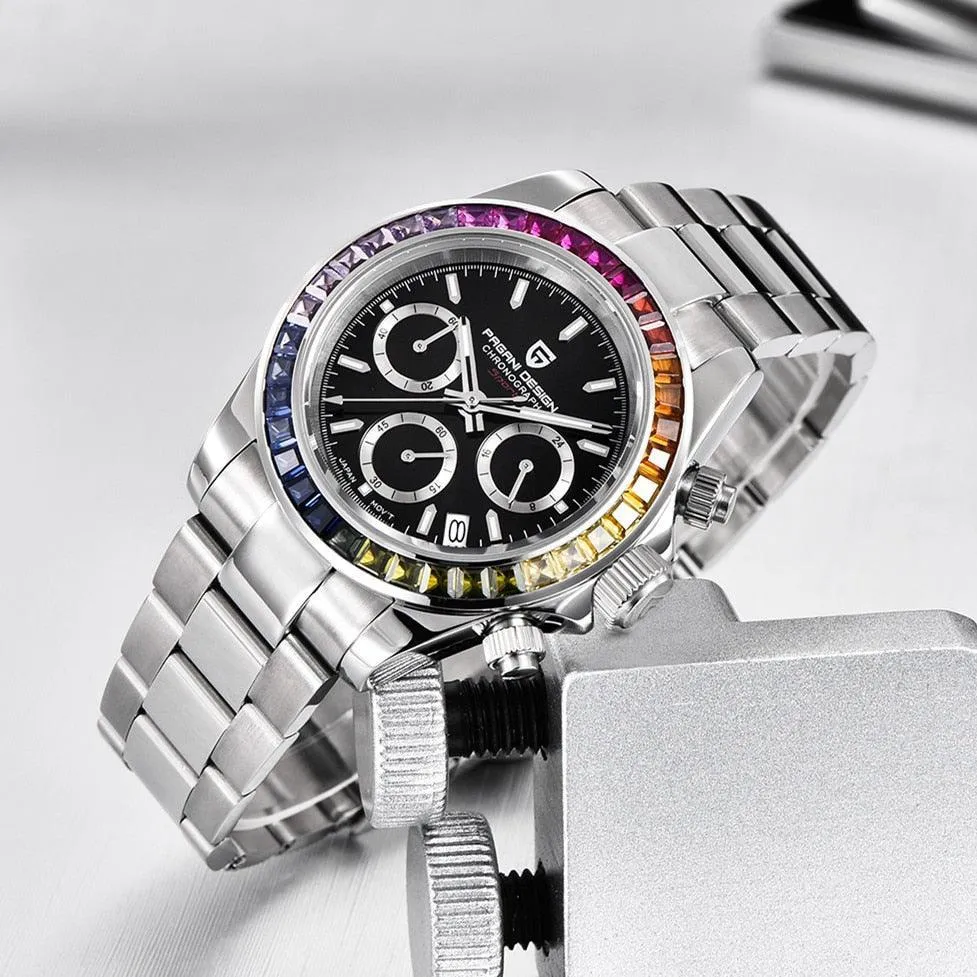 Pagani Design Daytona Rainbow Chronograph Homage Watches