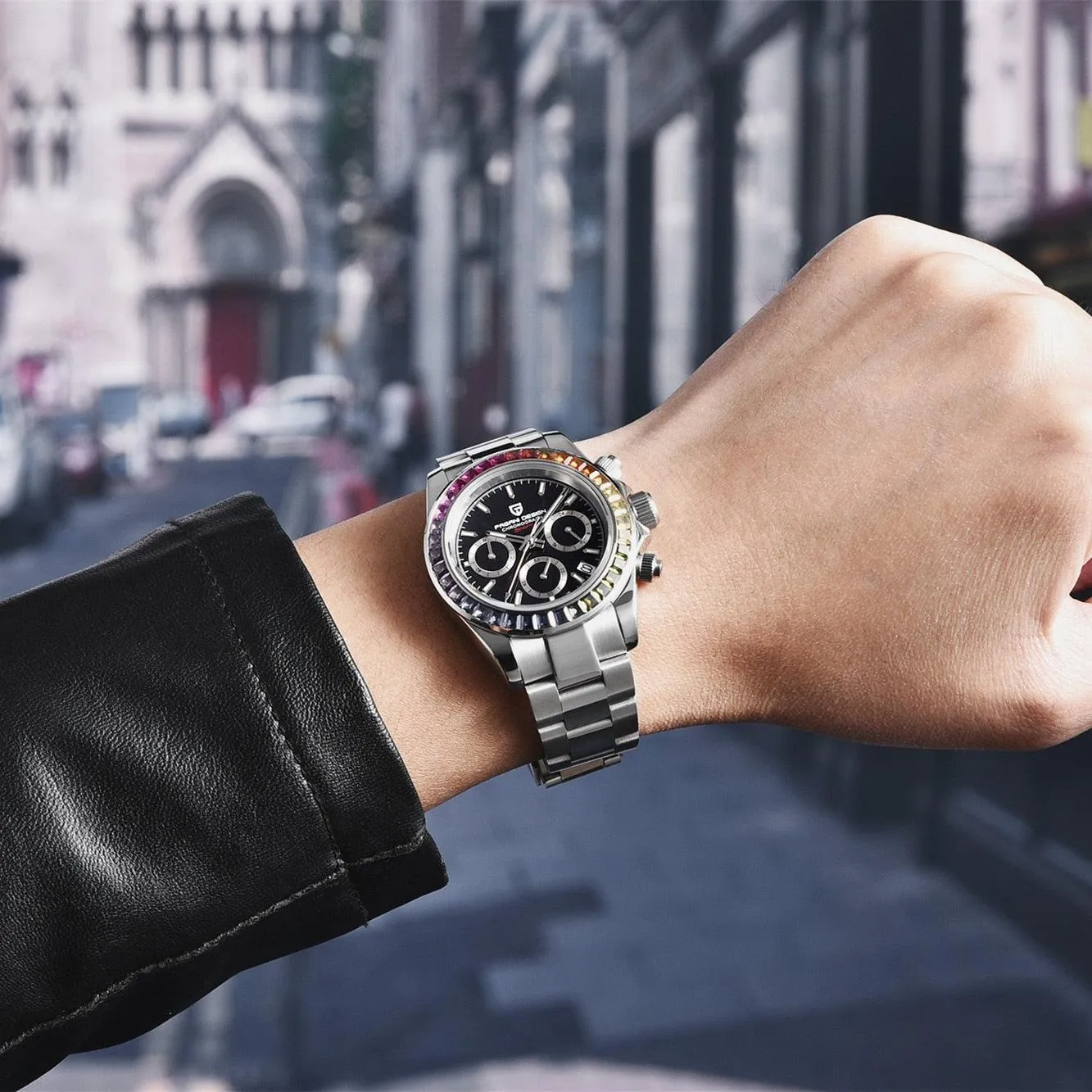 Pagani Design Daytona Rainbow Chronograph Homage Watches