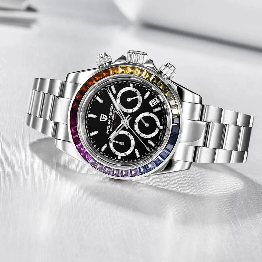 Pagani Design Daytona Rainbow Chronograph Homage Watches
