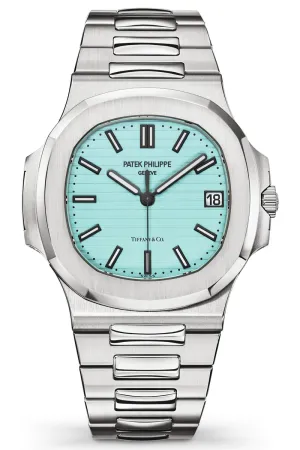 Patek Philippe  Tiffany & Co. Celebrate 170 Years of Partnership with a Limited Edition Nautilus 5711 in Tiffany Blue