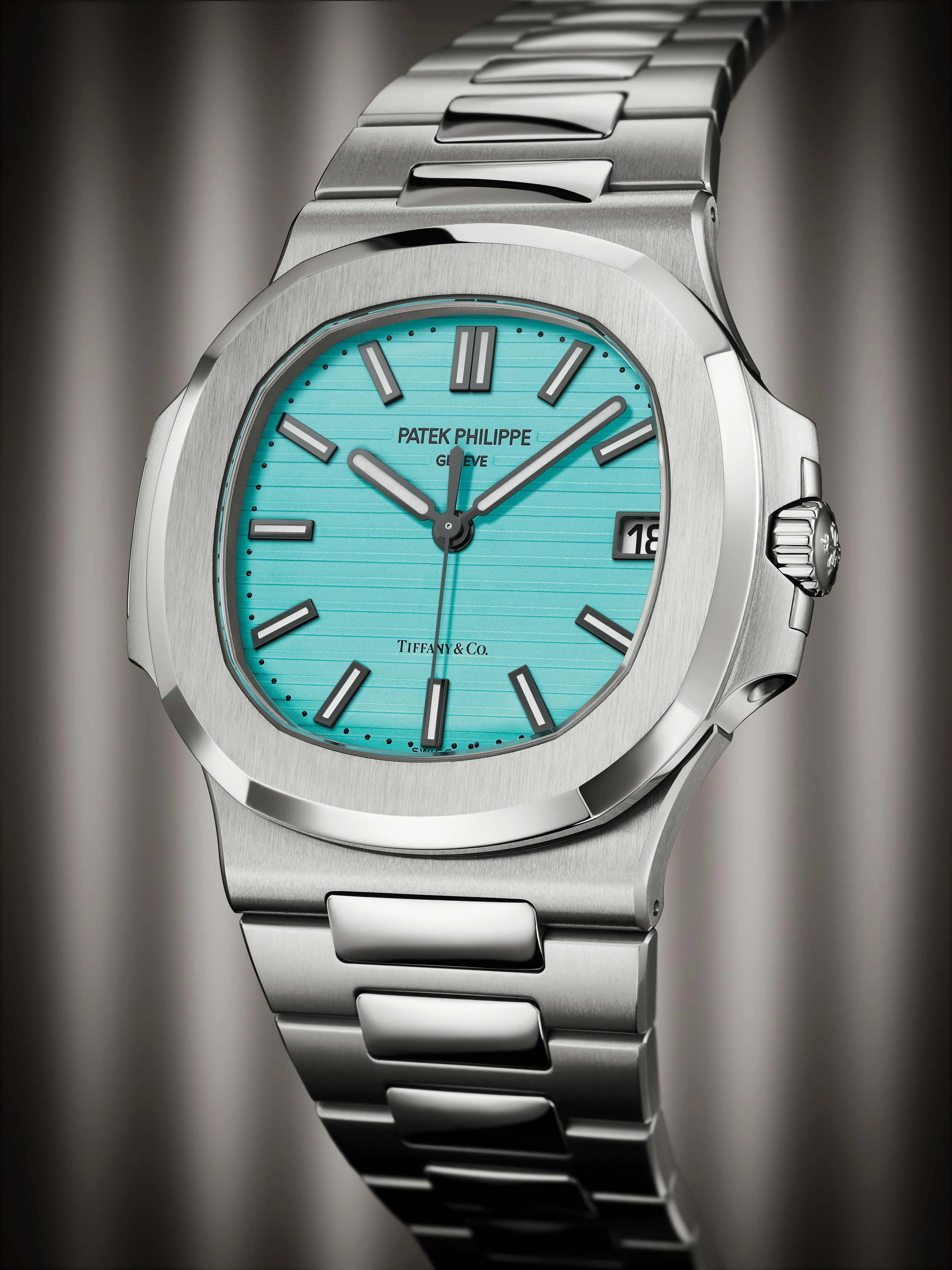 Patek Philippe  Tiffany & Co. Celebrate 170 Years of Partnership with a Limited Edition Nautilus 5711 in Tiffany Blue