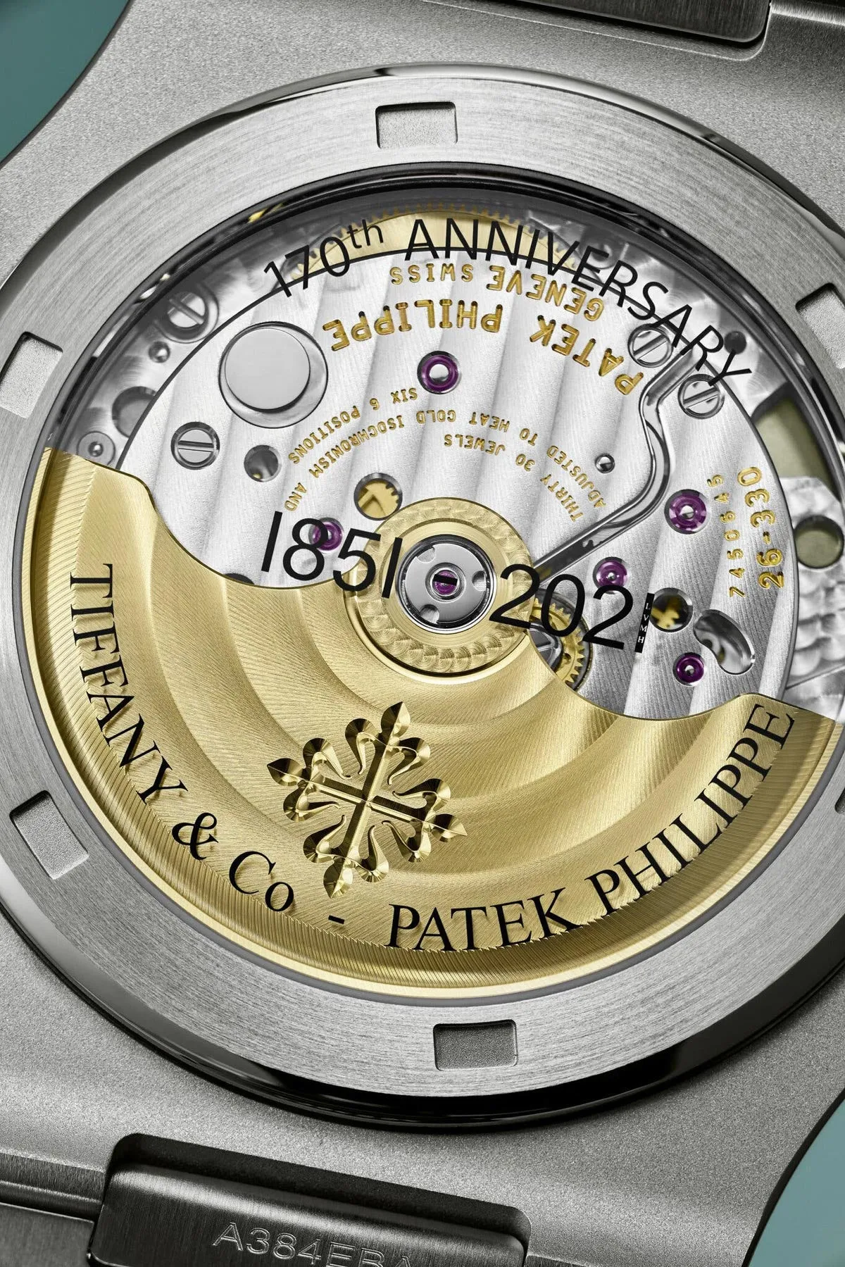 Patek Philippe  Tiffany & Co. Celebrate 170 Years of Partnership with a Limited Edition Nautilus 5711 in Tiffany Blue