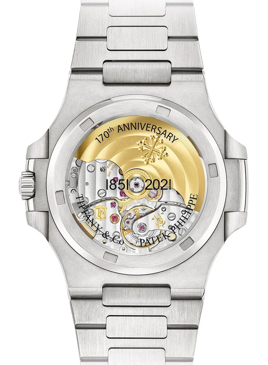 Patek Philippe  Tiffany & Co. Celebrate 170 Years of Partnership with a Limited Edition Nautilus 5711 in Tiffany Blue