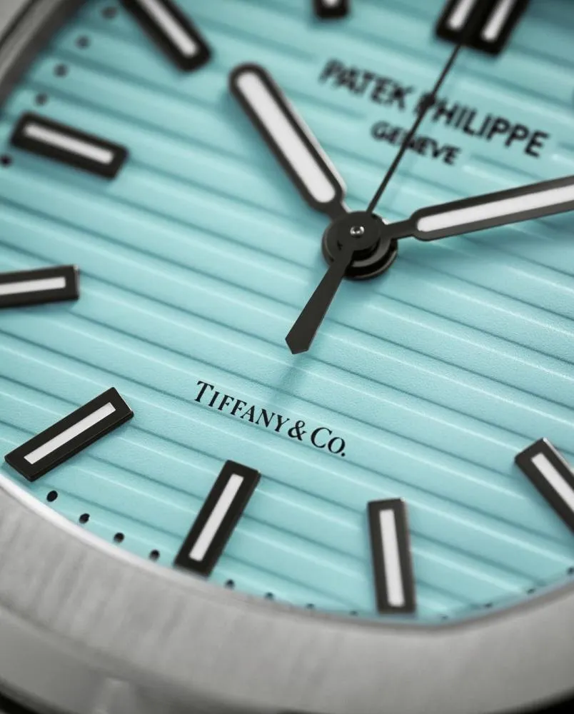 Patek Philippe  Tiffany & Co. Celebrate 170 Years of Partnership with a Limited Edition Nautilus 5711 in Tiffany Blue