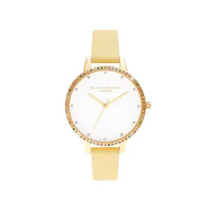 Rainbow Bezel, Sunshine & Gold Bracelet