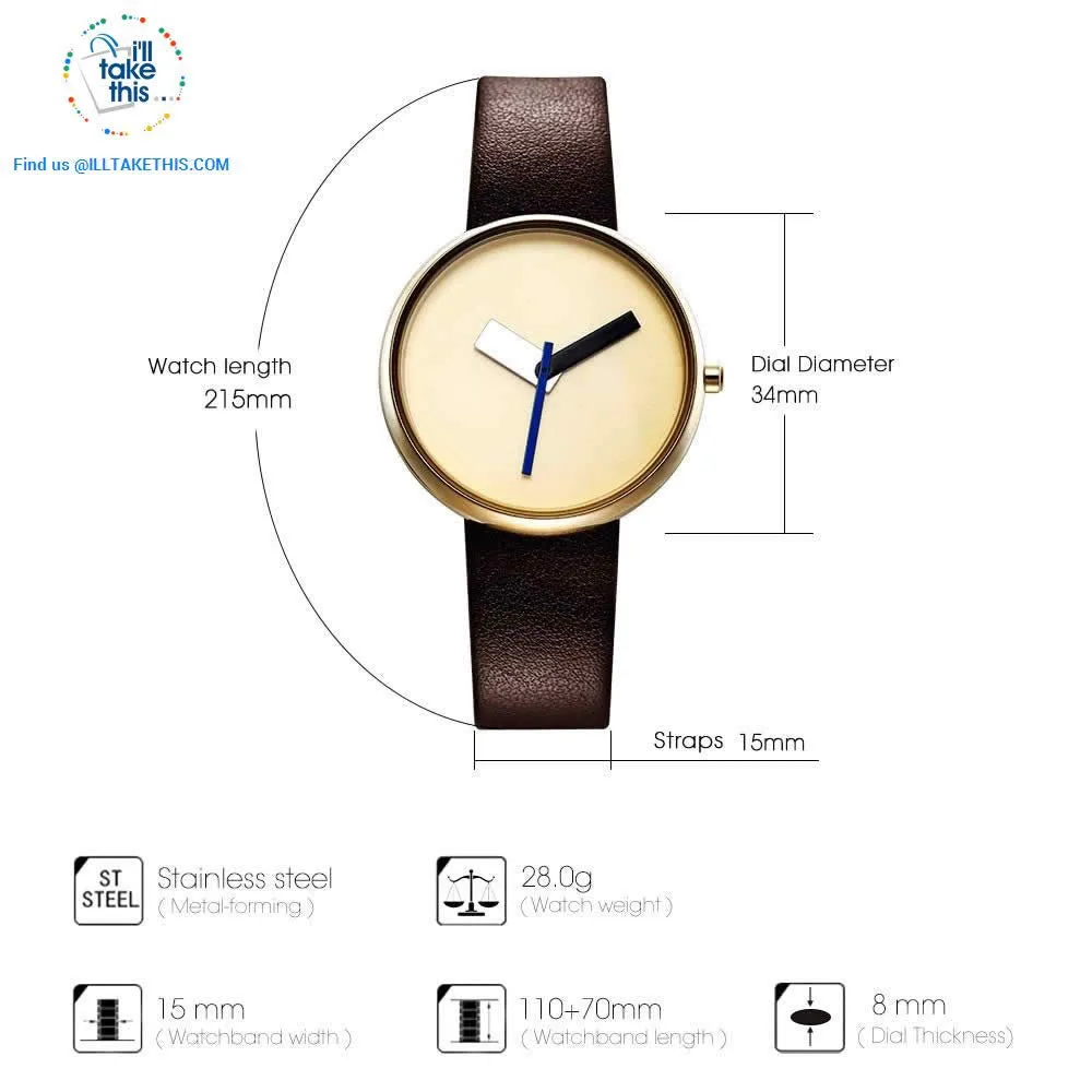 Retro style Women's wristwatch has an elegant look that can be dressed up or down