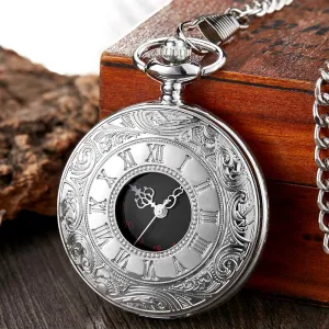Retro Vintage Antique Steampunk Quartz Pocket Watch for Men Women