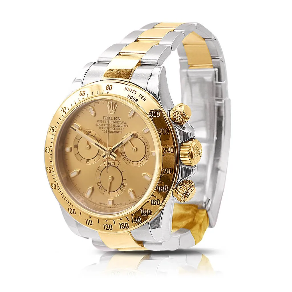 Rolex Cosmograph Daytona 40mm Steel & Yellow Gold - Ref: 116523