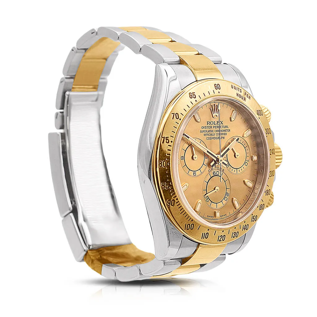 Rolex Cosmograph Daytona 40mm Steel & Yellow Gold - Ref: 116523
