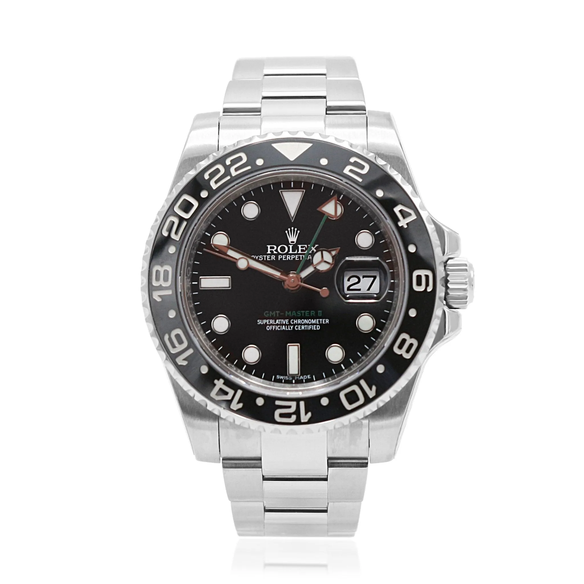 Rolex GMT Master II 40mm Steel Watch - Ref: 116710LN