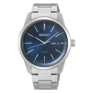 Seiko Gents Blue Dial Solar Watch