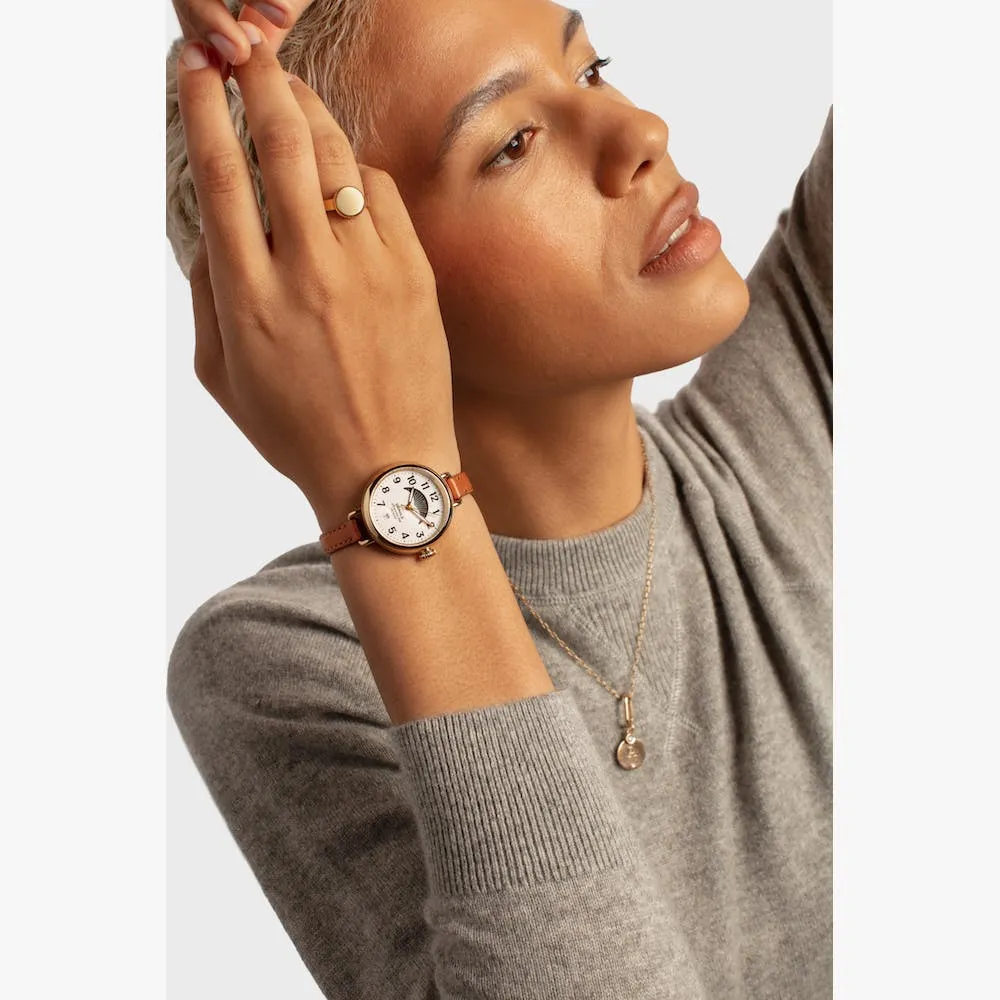 Shinola The Birdy Moon Phase 34MM