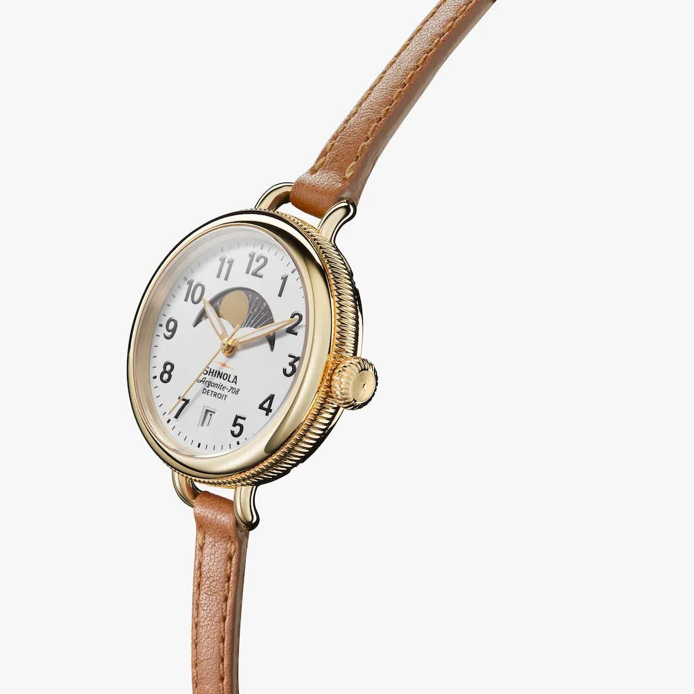 Shinola The Birdy Moon Phase 34MM