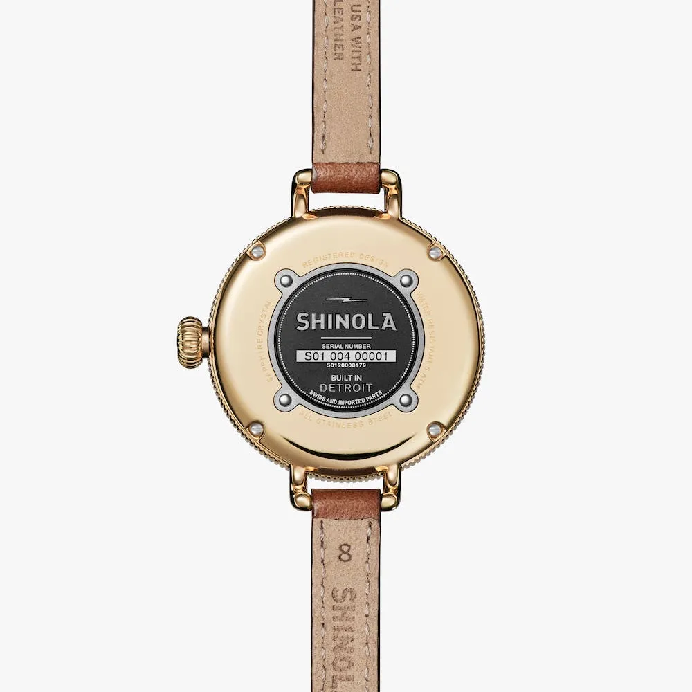 Shinola The Birdy Moon Phase 34MM