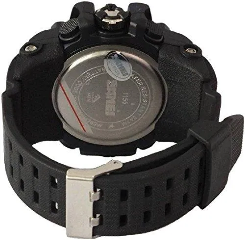 Skmei Analogue-Digital Black Dial Men's Watch - 1155
