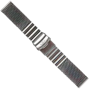 Squale Mesh Steel Bracelet Polished 22mm