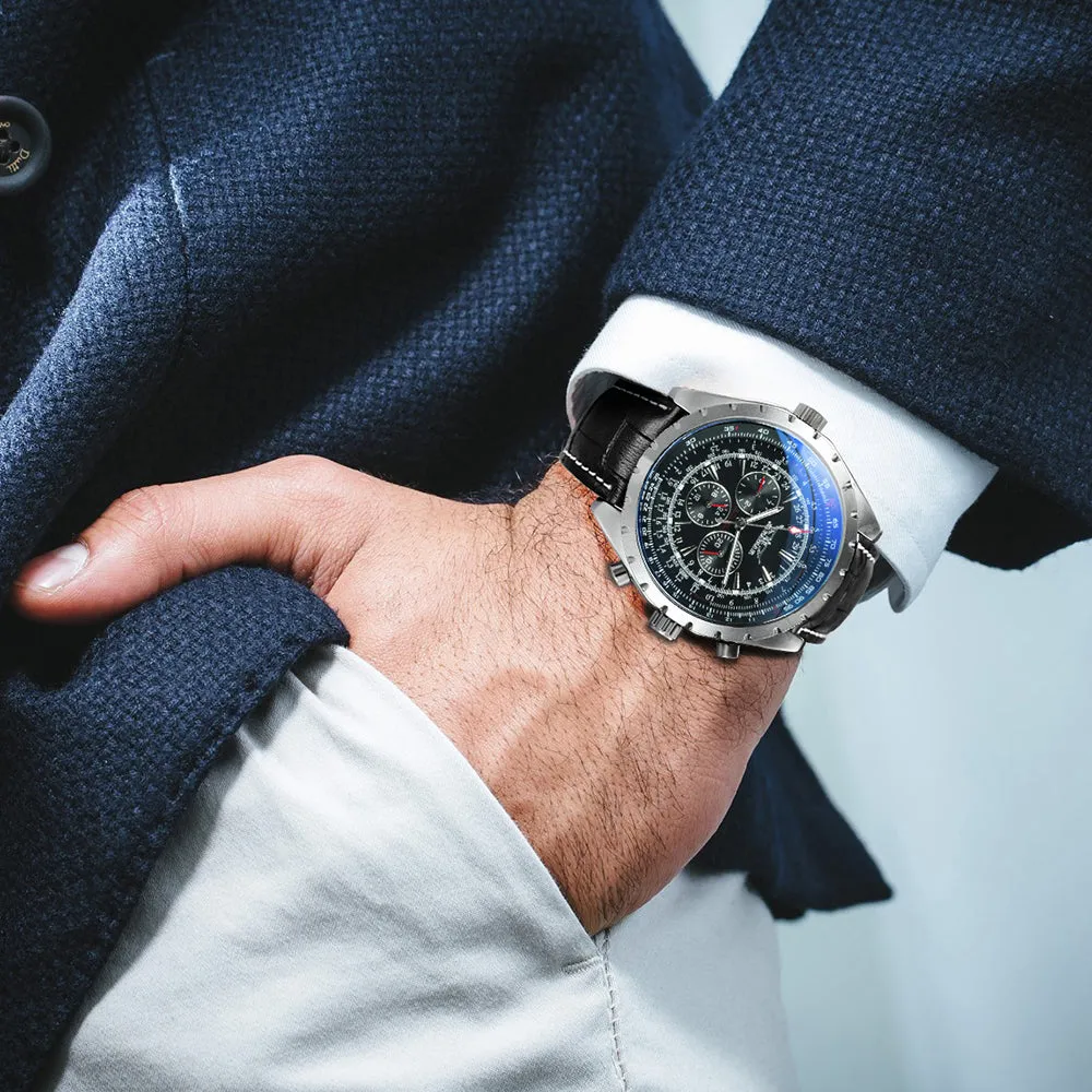 The Natali Mechanical Military Pilot Watch