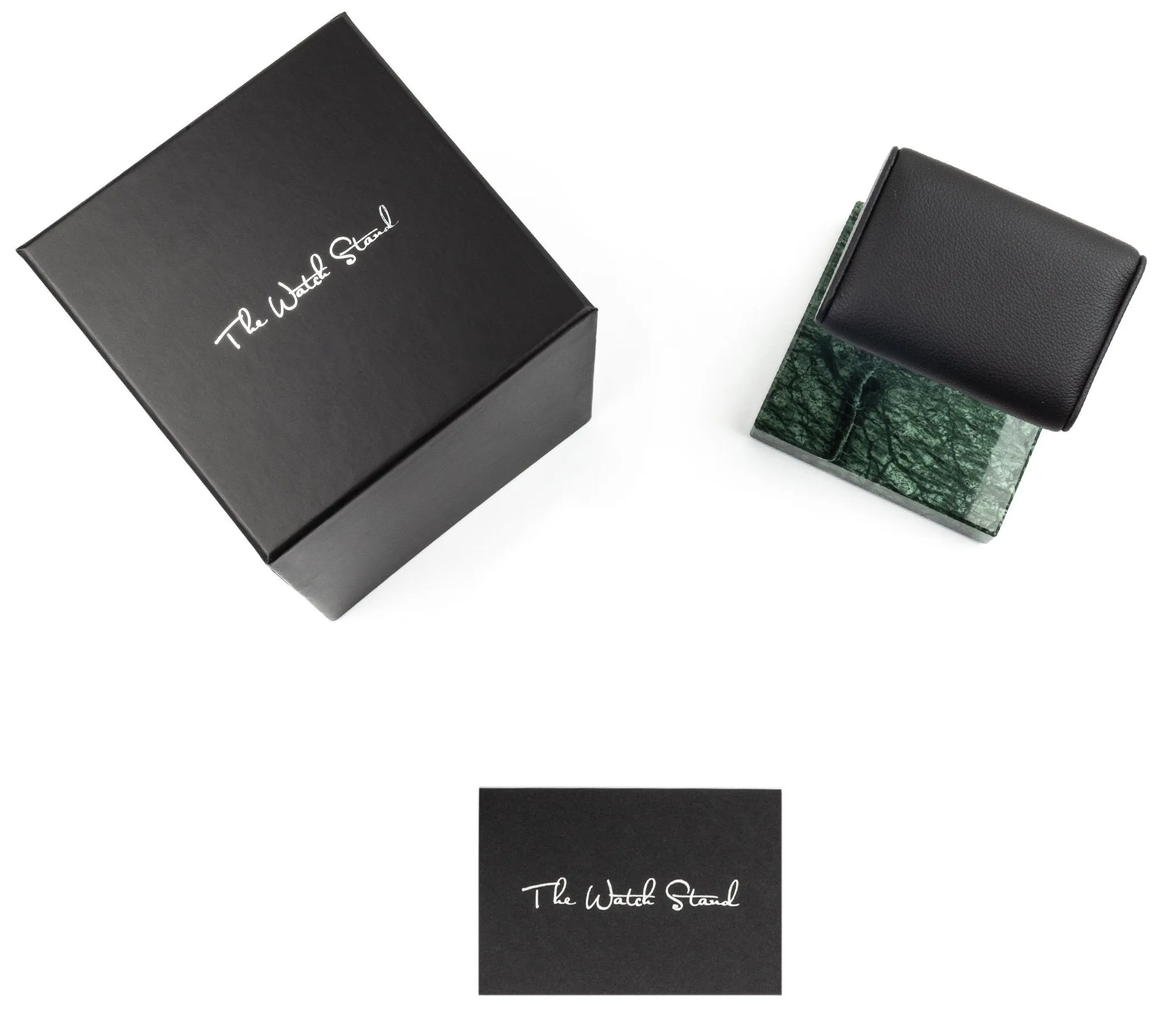The Watch Stand Classic Green & Black