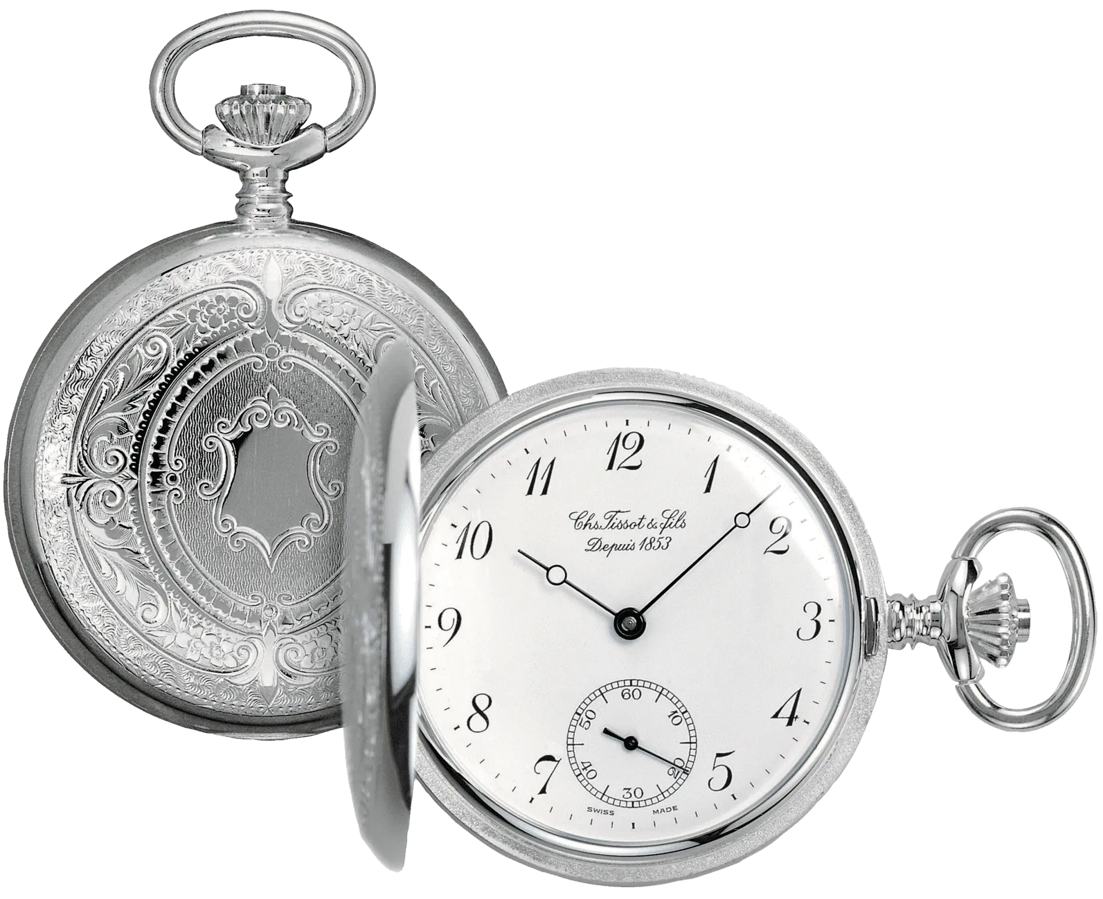TSO Pocket Watch Savonnette Mechanical