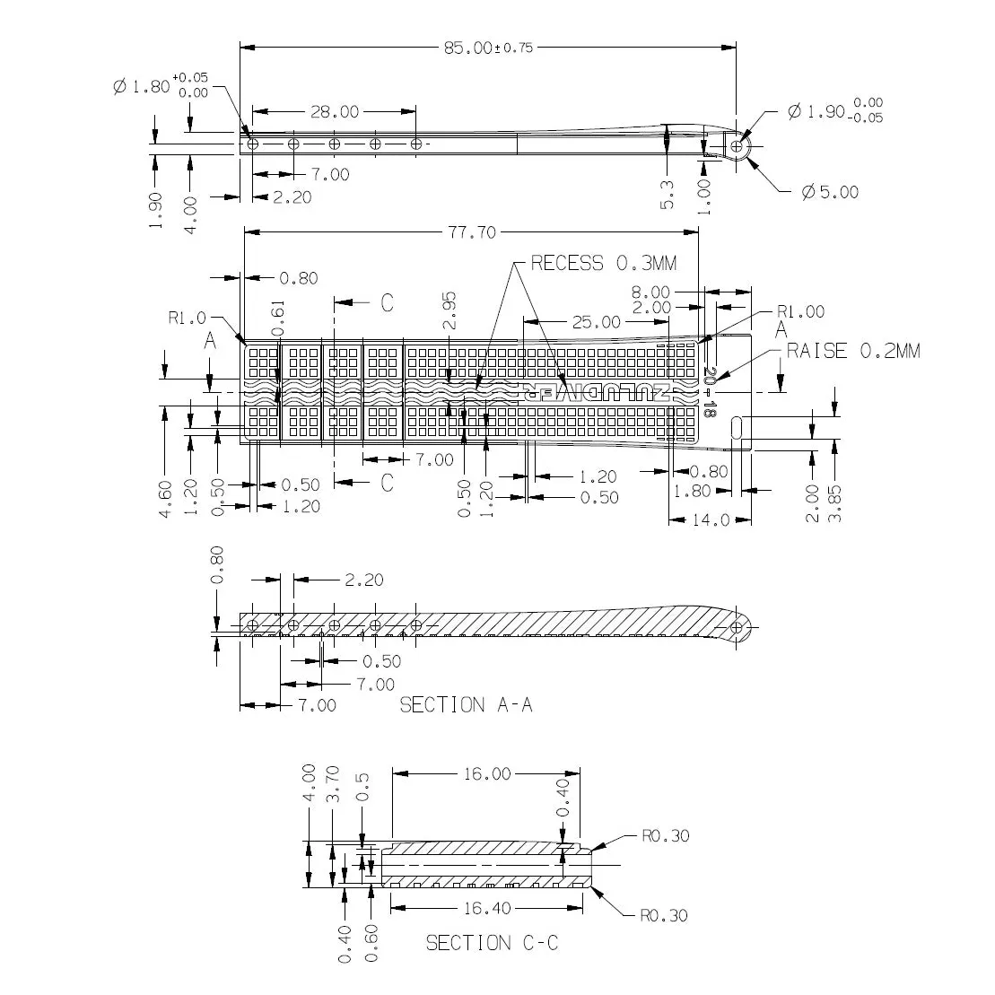 TsunamiTropic 2 Additional Rubber Parts - Capri Sea