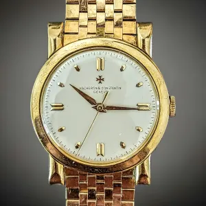 Vacheron Constantin Chronometre Royal 4907 18K GOLD Watch on Gay Freres 18K GOLD Bracelet