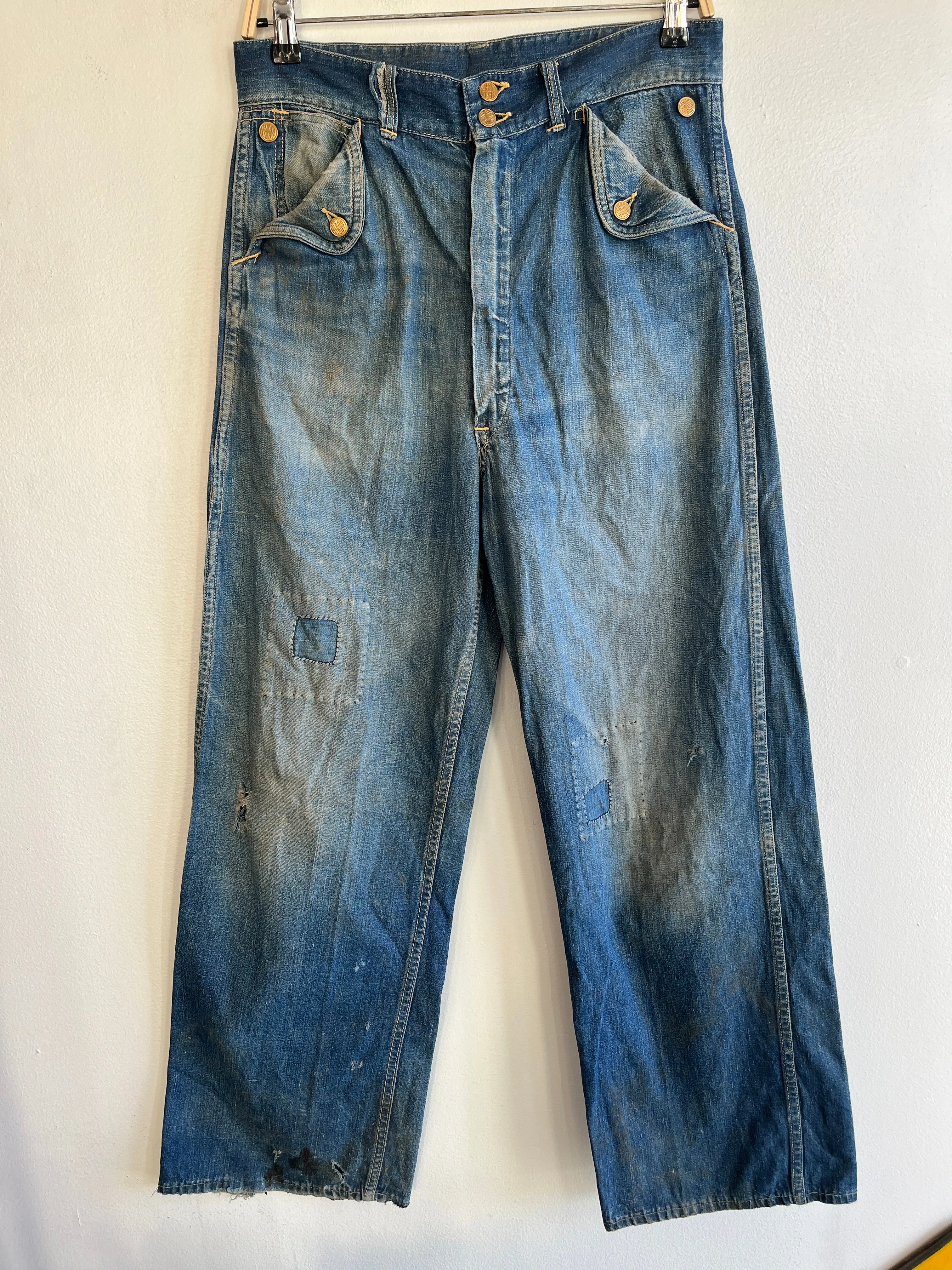 Vintage 1950s Headlight Headies Flap-Pocket Denim Jeans