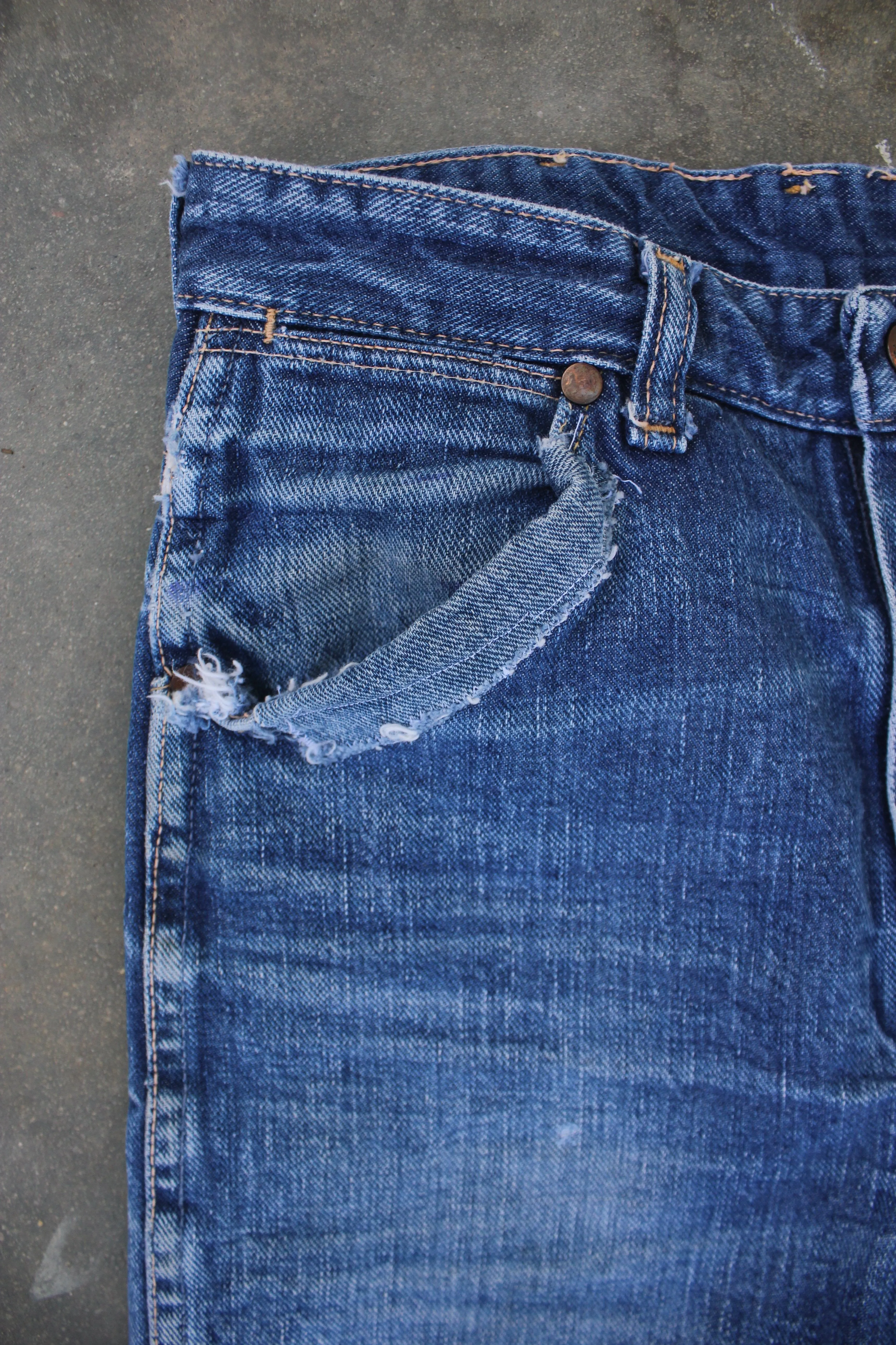 Vintage 1950's Wrangler Blue Bell Denim Jeans