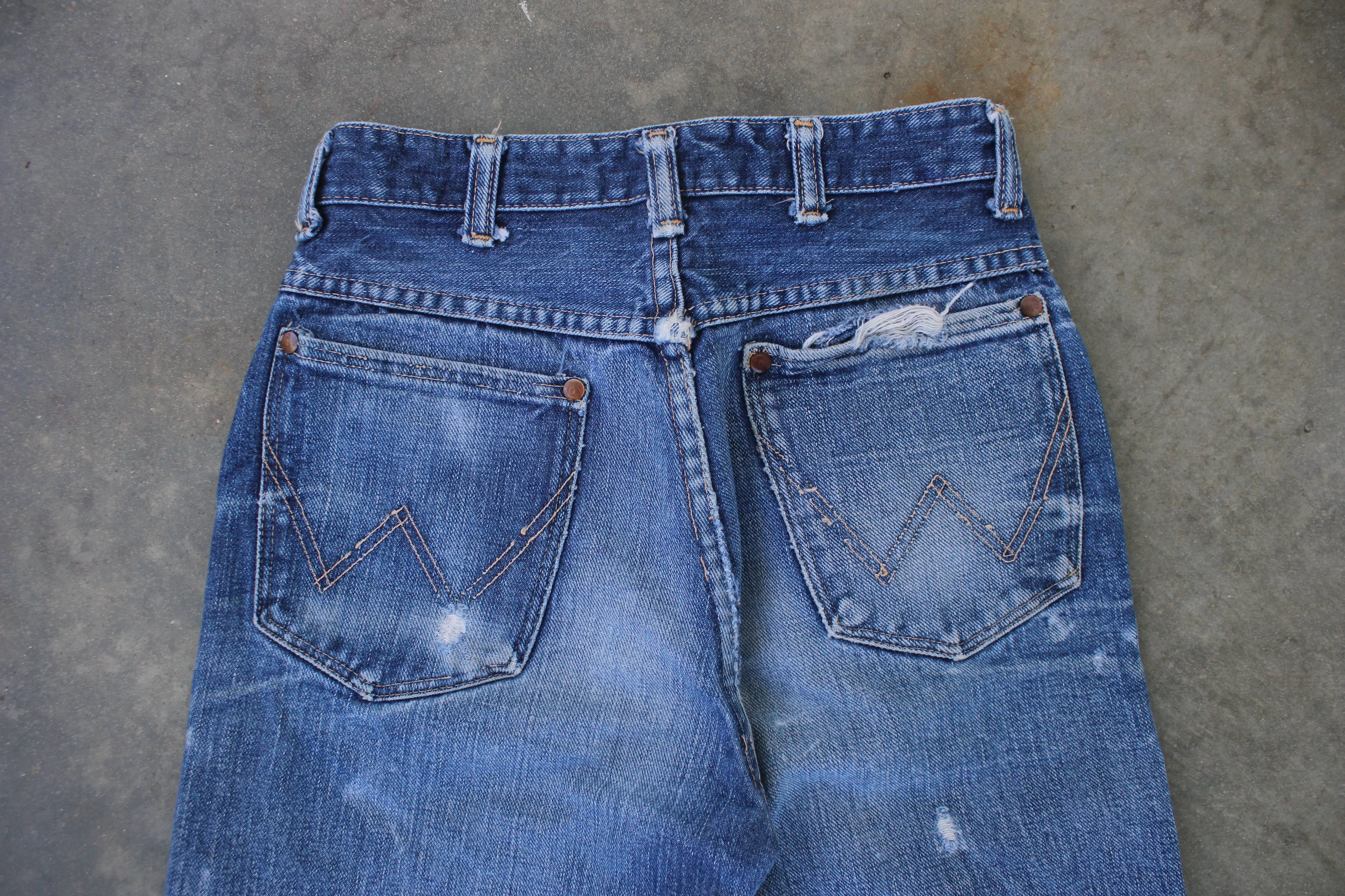 Vintage 1950's Wrangler Blue Bell Denim Jeans