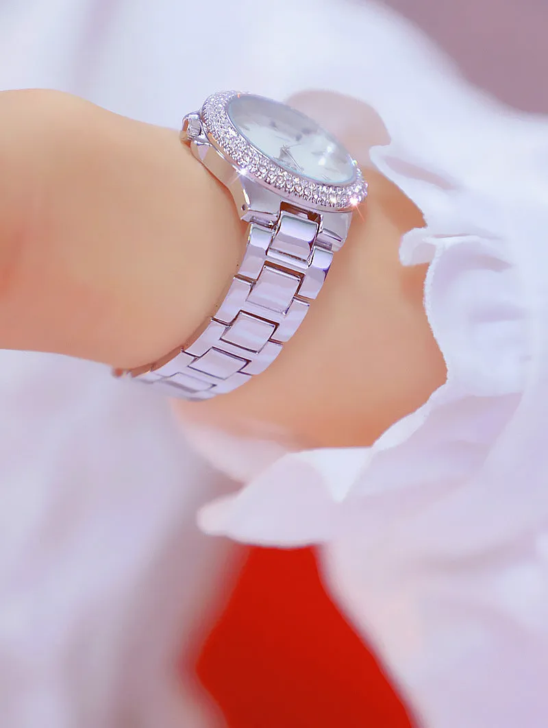 Women's Fashion Luxury Round Quartz Water Resistant Wrist Watch