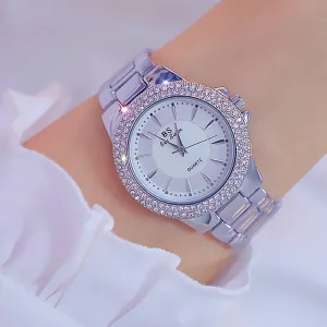 Women's Fashion Luxury Round Quartz Water Resistant Wrist Watch