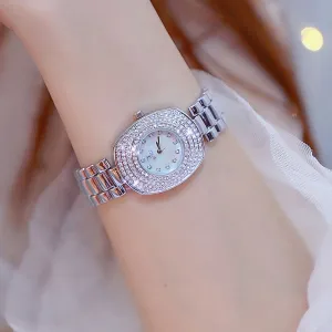 Women's Luxury Fashion Rectangle Full Rhinestone Quartz Watches