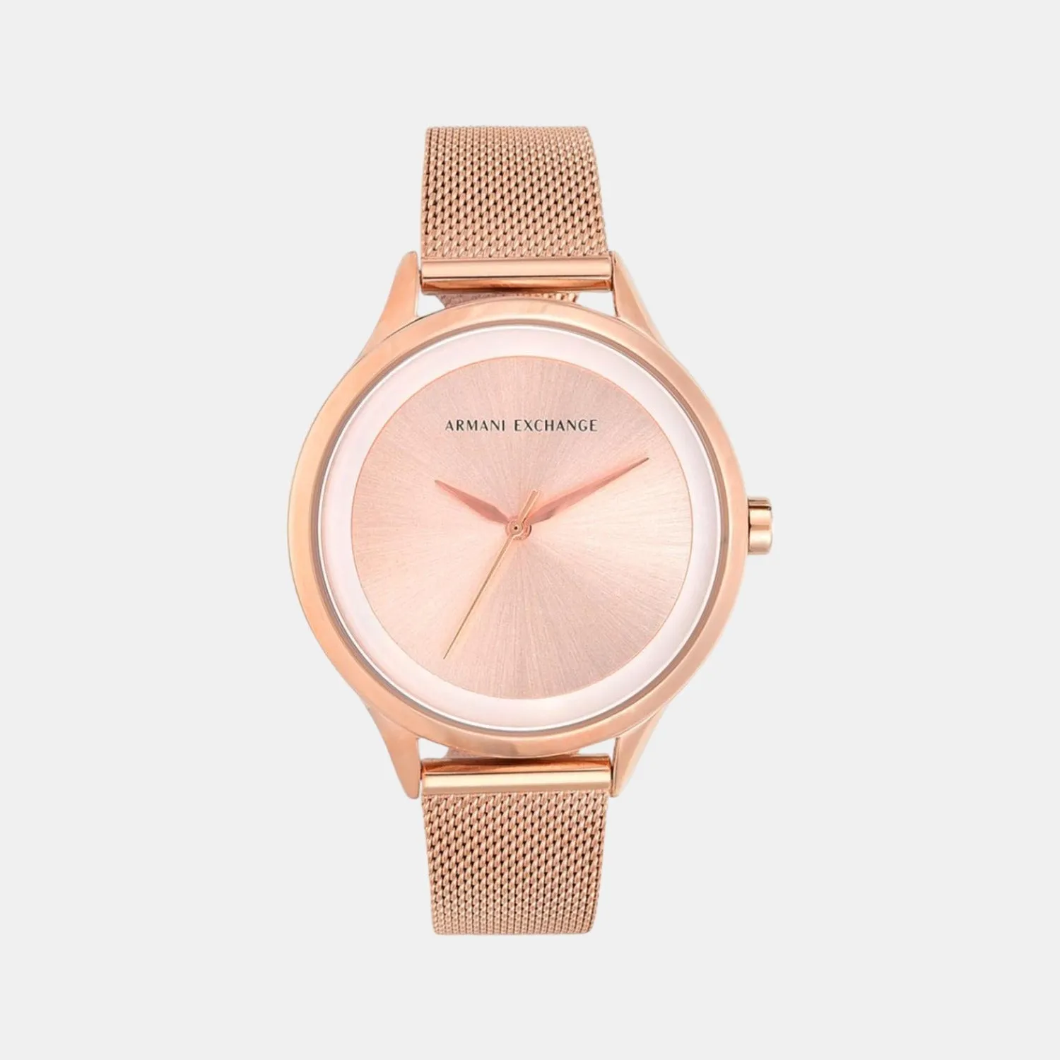Women's Rose Gold Analog Stainless Steel Watch AX5602