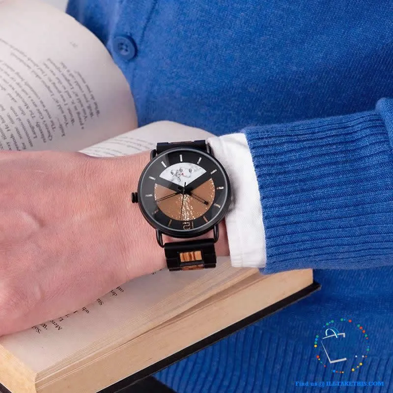 Wood Metal Men's and Women's Luxury style Watches, the Ultimate Timepieces with date display