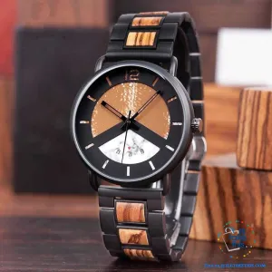 Wood Metal Men's and Women's Luxury style Watches, the Ultimate Timepieces with date display